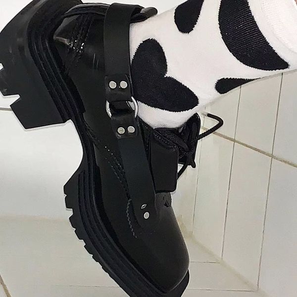 stylish shoes and accessories thick bottomless skirts sports brand designers casual men and women technology square buckles small leather br, Black
stylish shoes and accessories thick bottomless skirts sports brand designers casual men and women technology square buckles small leather br, Black