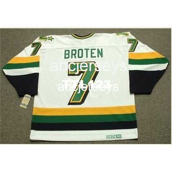 #7 neal broten minnesota north stars 1989 ccm vintage home hockey jersey stitch any name number, Black
#7 neal broten minnesota north stars 1989 ccm vintage home hockey jersey stitch any name number, Black