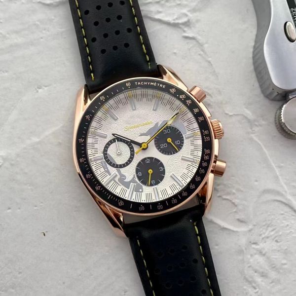 omeg wrist watches for men 2022 new mens watches all dial work quartz watch luxury brand chronograph clock black leather belt men fashion o0, Slivery;brown
omeg wrist watches for men 2022 new mens watches all dial work quartz watch luxury brand chronograph clock black leather belt men fashion o0, Slivery;brown