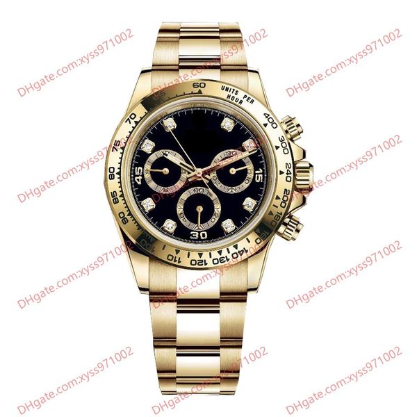 highquality men's watch 40mm black dial asia 2813 automatic mechanical watch m116508 no chronograph gold stainless steel strap foldover, Slivery;brown
highquality men's watch 40mm black dial asia 2813 automatic mechanical watch m116508 no chronograph gold stainless steel strap foldover, Slivery;brown