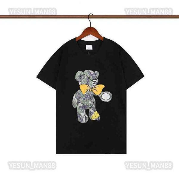 designer luxury spring summer bbr bouguer bear printed t shirt fashion mens and womens couple loose round collar tee burb, White;black
designer luxury spring summer bbr bouguer bear printed t shirt fashion mens and womens couple loose round collar tee burb, White;black