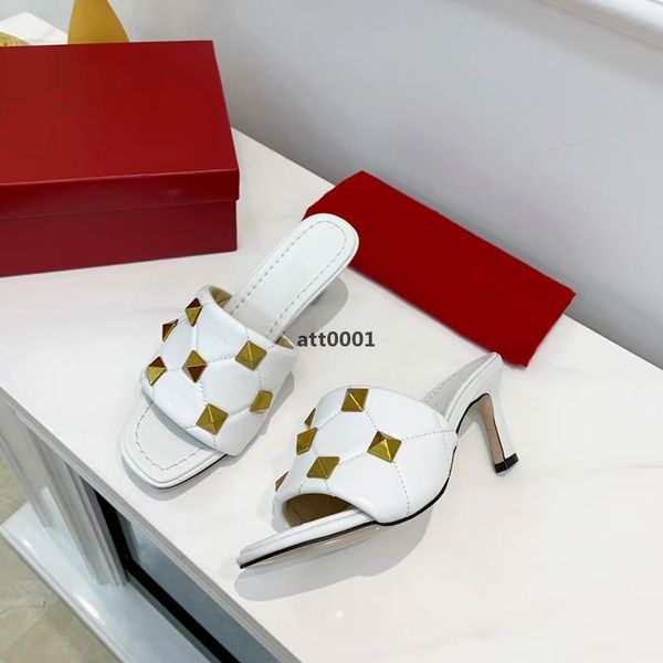 shoes designer roman stud slide sandal women 65mm high heels nappa rivet flat slippers ladies wedding summer valentinoe''valentino, Black
shoes designer roman stud slide sandal women 65mm high heels nappa rivet flat slippers ladies wedding summer valentinoe''valentino, Black