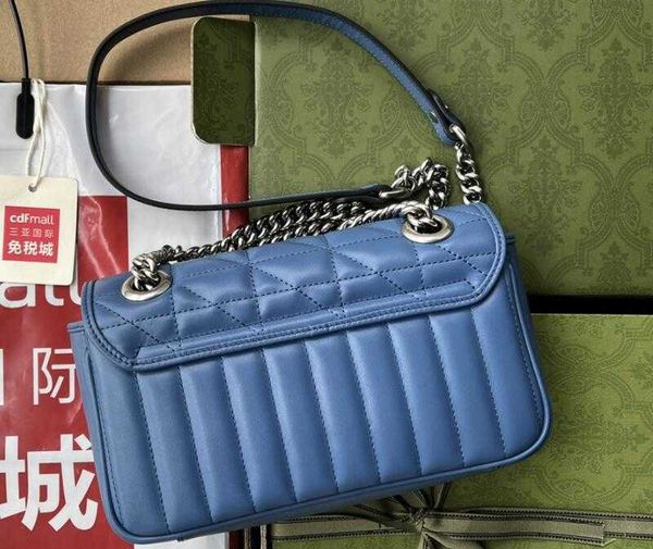 fashion handbags realfine bags 5a 476433 16.5cm super mini marmont blue leather quilted wallet shoulder handbag for women with boxdust bag
fashion handbags realfine bags 5a 476433 16.5cm super mini marmont blue leather quilted wallet shoulder handbag for women with boxdust bag