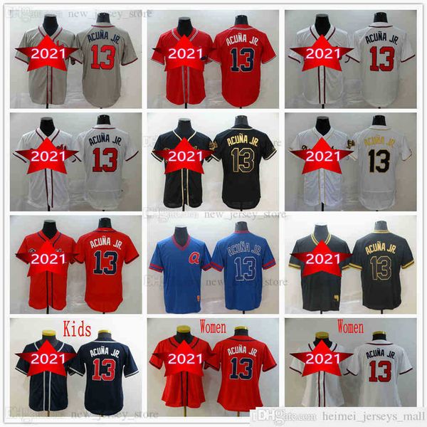 2021 man women youth kids stitched baseball 13 ronald acuna jr. jerseys grey black gold white red dark blue jersey
2021 man women youth kids stitched baseball 13 ronald acuna jr. jerseys grey black gold white red dark blue jersey