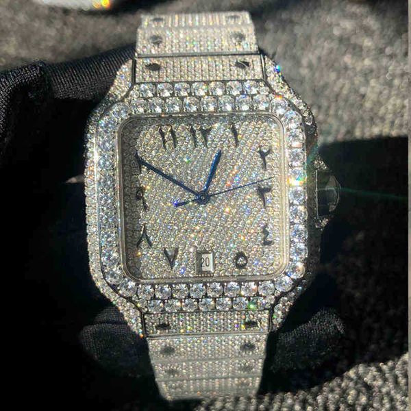 2022 silver cubic zirconia diamonds watch arabic numerals luxury missfox square automatic men full iced out watches zircon wristwatch, Slivery;brown
2022 silver cubic zirconia diamonds watch arabic numerals luxury missfox square automatic men full iced out watches zircon wristwatch, Slivery;brown