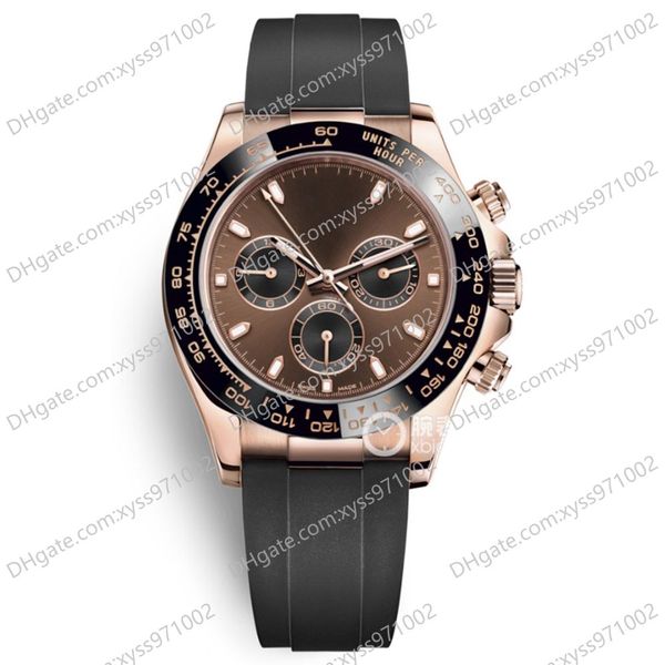 mens rose gold watch 2813 sports automatic mechanical m116515ln 40mm chocolate dial natural rubber strap no chronograph fashion men's w, Slivery;brown
mens rose gold watch 2813 sports automatic mechanical m116515ln 40mm chocolate dial natural rubber strap no chronograph fashion men's w, Slivery;brown