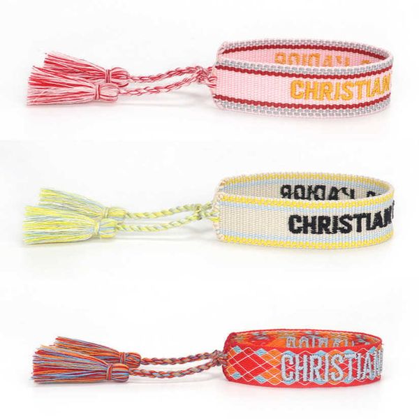 bracelets luxury fashion women's d brand designer bangle letter embroidery bracelet hand woven jewelry bohemian rope trinket men girl f, Golden;silver
bracelets luxury fashion women's d brand designer bangle letter embroidery bracelet hand woven jewelry bohemian rope trinket men girl f, Golden;silver