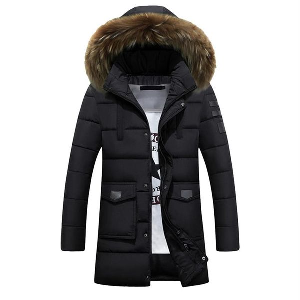 2018 winter thick warm mens long padded jacket hooded puffer coat real fur collar parka homme 3xl 4xl plus size chaquetas hombre268m, Black
2018 winter thick warm mens long padded jacket hooded puffer coat real fur collar parka homme 3xl 4xl plus size chaquetas hombre268m, Black