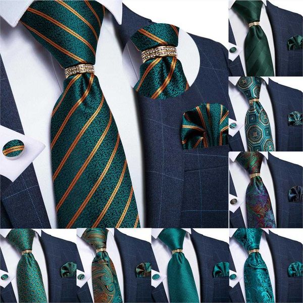 bow ties dibangu designer mens necktieteal green paisley striped wedding tie for men ring hanky cufflinks silk tie set business party l22102, Black;gray
bow ties dibangu designer mens necktieteal green paisley striped wedding tie for men ring hanky cufflinks silk tie set business party l22102, Black;gray