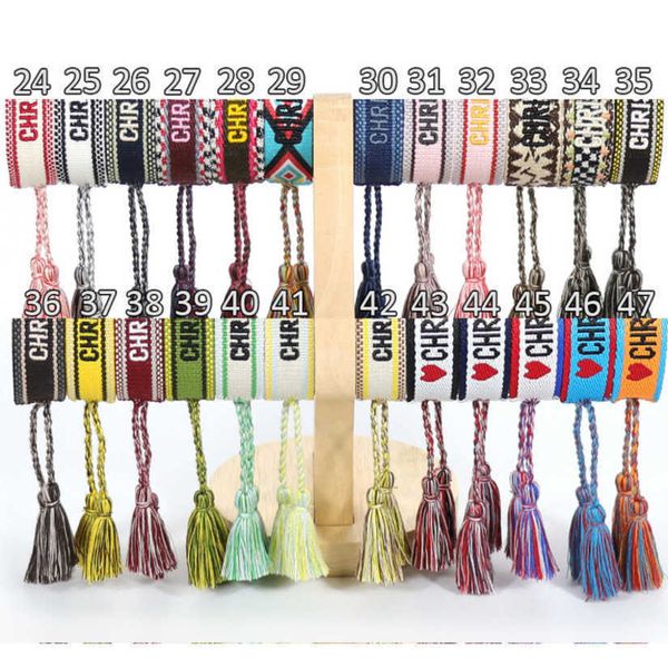 women fashion bracelets luxury brand d designer bangle jewelry bohemian female embroidered letter hand woven tassel rope bracelet men girl f, Golden;silver
women fashion bracelets luxury brand d designer bangle jewelry bohemian female embroidered letter hand woven tassel rope bracelet men girl f, Golden;silver