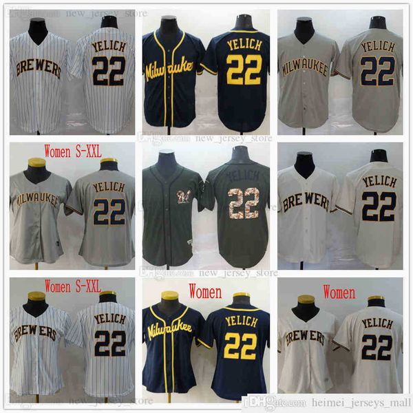 2021 2022 man women youth kids stitched baseball 22 christian yelich jerseys grey beige white jersey, Black
2021 2022 man women youth kids stitched baseball 22 christian yelich jerseys grey beige white jersey, Black