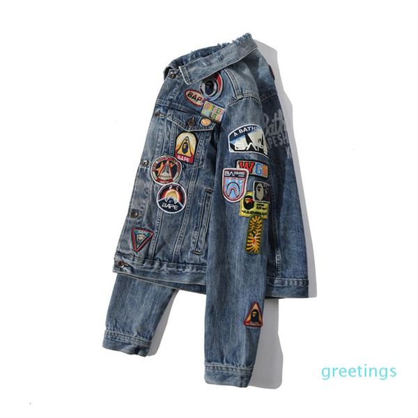 autumn lover casual badge lapel denim jacket men's letters printing old streetwear cowboy jacket240u, Black;brown
autumn lover casual badge lapel denim jacket men's letters printing old streetwear cowboy jacket240u, Black;brown