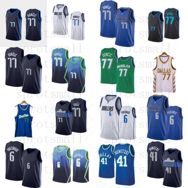 college wearsluka mens 77 doncic kristaps 6 porzingis basketball jersey dirk 41 nowitzki city bule white shirt, Black
college wearsluka mens 77 doncic kristaps 6 porzingis basketball jersey dirk 41 nowitzki city bule white shirt, Black