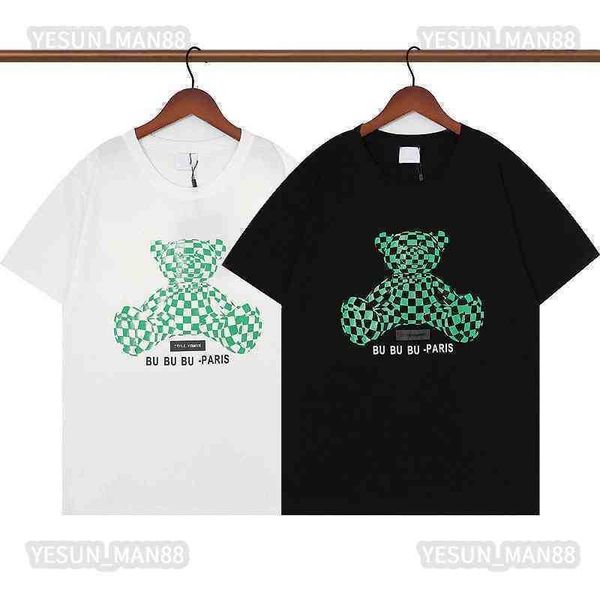 digner luxury spring summer bbr classic bouguer bear printed t shirt fashion mens and womens loose round collar tee burb, White;black
digner luxury spring summer bbr classic bouguer bear printed t shirt fashion mens and womens loose round collar tee burb, White;black