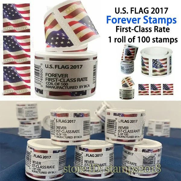 forever u.s. flags us - roll of 100 envelopes letters postcard cards office mail supplies
forever u.s. flags us - roll of 100 envelopes letters postcard cards office mail supplies