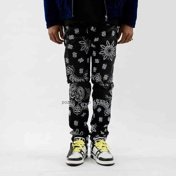 amirs designer men jeans ch amirs high street tide brand wash water black diamond cashew flower print elastic slim fit small leg jea hiq, Blue
amirs designer men jeans ch amirs high street tide brand wash water black diamond cashew flower print elastic slim fit small leg jea hiq, Blue