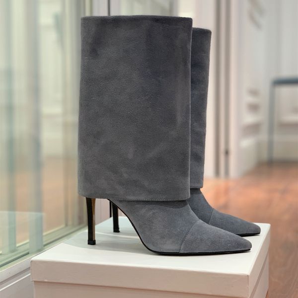 casual shoes luxury design women ankle boots natural cow suede super high heels mid calf boot designer winter pointed toe autumn booties zap, Black
casual shoes luxury design women ankle boots natural cow suede super high heels mid calf boot designer winter pointed toe autumn booties zap, Black