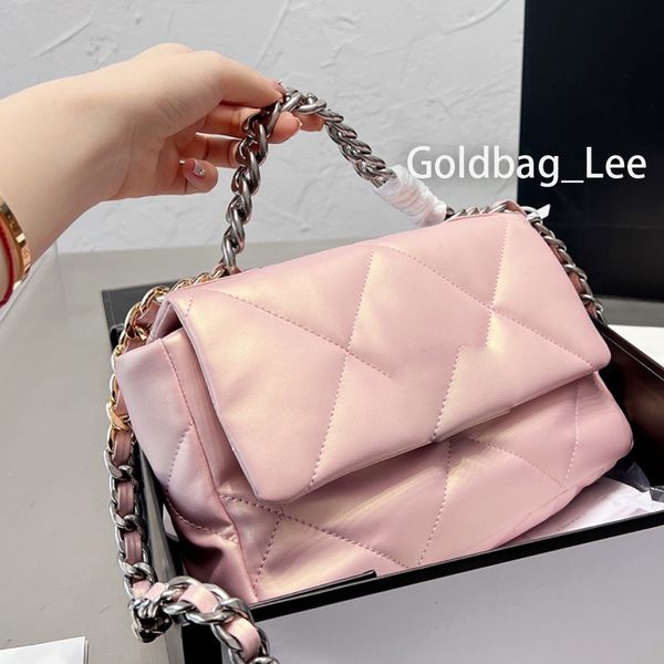 crossbody shoulder bags handbag saddle tote totes 19 sery gold silver color pearl powder white pink light green coded chain designer bag han
crossbody shoulder bags handbag saddle tote totes 19 sery gold silver color pearl powder white pink light green coded chain designer bag han