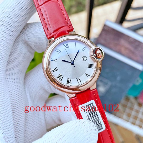 classic series excellent watch ladies watch new version blue balloon 33mm white dial 2813 movement mechanical automatic leather strap bands, Slivery;brown
classic series excellent watch ladies watch new version blue balloon 33mm white dial 2813 movement mechanical automatic leather strap bands, Slivery;brown