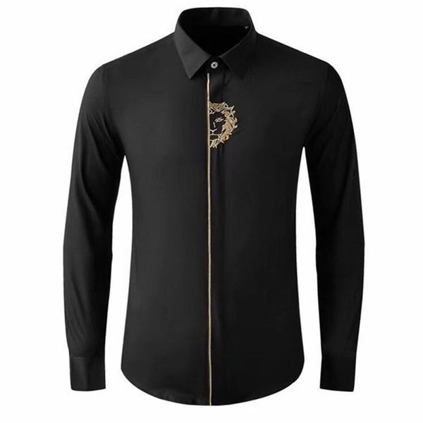 2022 happyjeffery new men shirts slim fit floral printed long sleeve button male business casual men's shirt dress casual asian size, White;black
2022 happyjeffery new men shirts slim fit floral printed long sleeve button male business casual men's shirt dress casual asian size, White;black