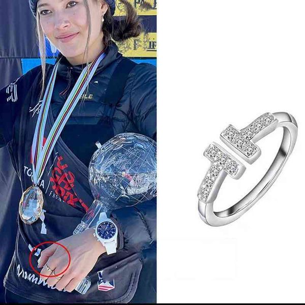 gu ailing same style ring seiko diamond inlaid female fashion simple personality open temperament adjustable, Silver
gu ailing same style ring seiko diamond inlaid female fashion simple personality open temperament adjustable, Silver