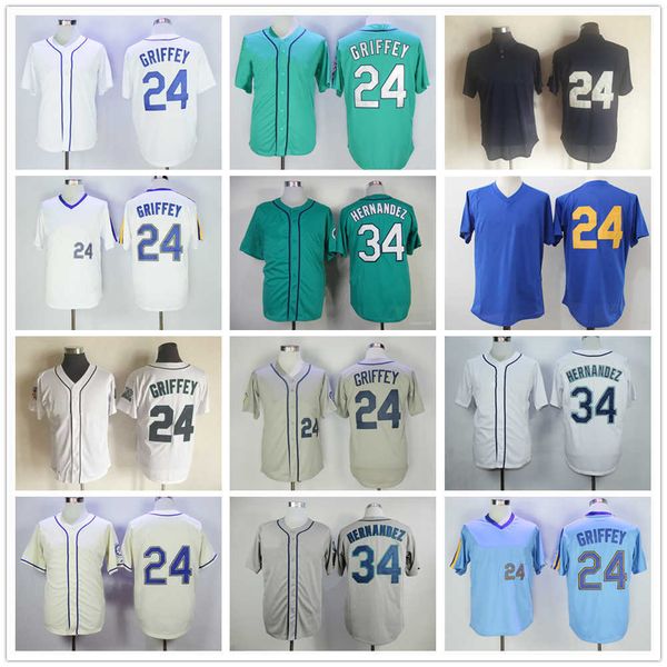 vintage mitchell and ness baseball jersey 24 ken griffey 34 felix hernandez blank jerseys men women youth, Blue;black
vintage mitchell and ness baseball jersey 24 ken griffey 34 felix hernandez blank jerseys men women youth, Blue;black