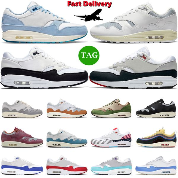 designer 1 87 running shoes men women waves white night marron noise aqua patch university red bred blueprint mens trainers sport sneakers
designer 1 87 running shoes men women waves white night marron noise aqua patch university red bred blueprint mens trainers sport sneakers