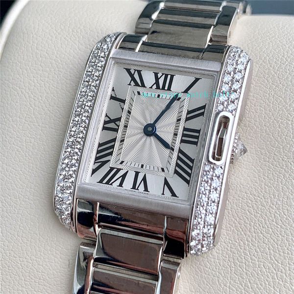 new neutral women men's watch automatic movement diamond dial & diamond, Slivery;brown
new neutral women men's watch automatic movement diamond dial & diamond, Slivery;brown