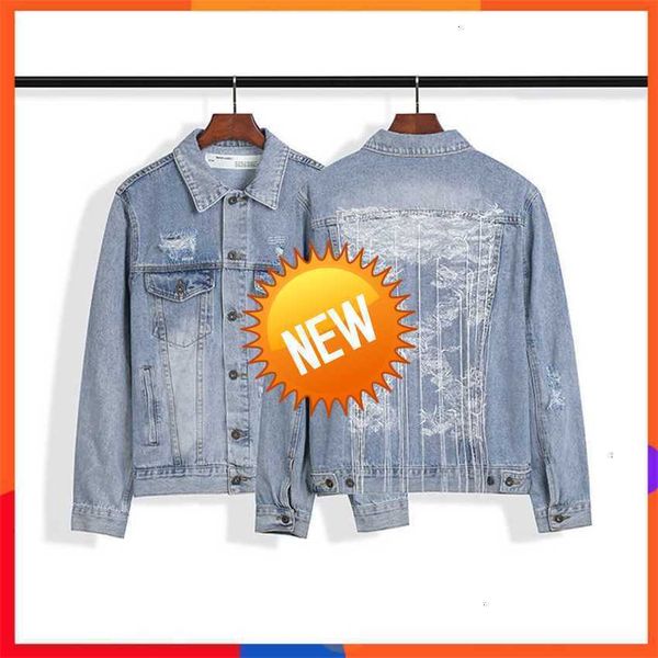 men's jacket correct version 20ss offs style ow sling letter arrow denim versatile coat batch, Black;brown
men's jacket correct version 20ss offs style ow sling letter arrow denim versatile coat batch, Black;brown