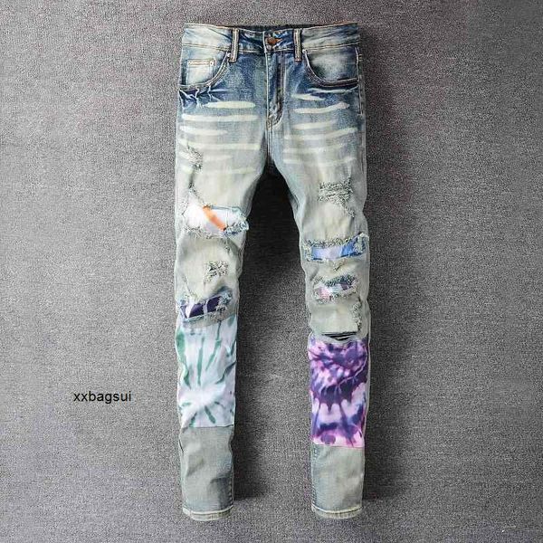 amirs mens jeans amirs trend men's stitching color jeans hole patch slim fit leggings #692 sim, Blue
amirs mens jeans amirs trend men's stitching color jeans hole patch slim fit leggings #692 sim, Blue