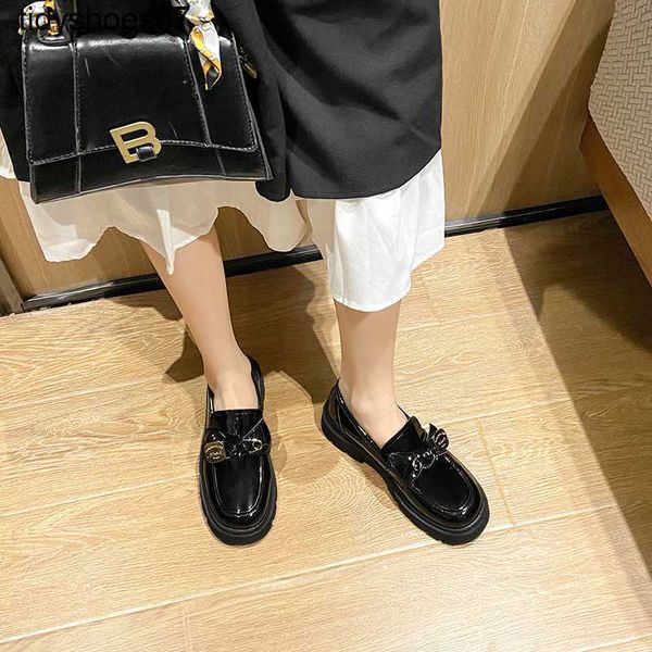 designer sr2023 cattle leather paint leather thick soled small leather shoes british style women's 2022 autumn new style shoes, Black
designer sr2023 cattle leather paint leather thick soled small leather shoes british style women's 2022 autumn new style shoes, Black