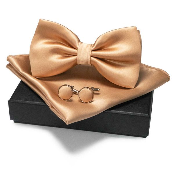 bow ties eastepic men's bow tie sets including cuff links and handkerchiefs solid-colored bow ties for business suits wedding party l22, Black;gray
bow ties eastepic men's bow tie sets including cuff links and handkerchiefs solid-colored bow ties for business suits wedding party l22, Black;gray