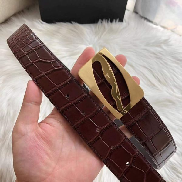 designer gold buckle croc-embossed leather belt mens classic belts casual jeans dress belt gift strap adjustable reversible, Black;brown
designer gold buckle croc-embossed leather belt mens classic belts casual jeans dress belt gift strap adjustable reversible, Black;brown