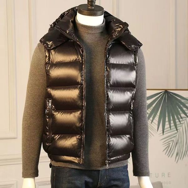 men designer coat parker men's vest solid winter jacket fashion jacket down women's couple outwear casual hip hop street wear asia, Black;white
men designer coat parker men's vest solid winter jacket fashion jacket down women's couple outwear casual hip hop street wear asia, Black;white
