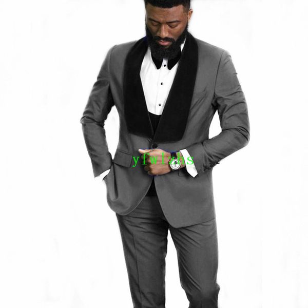 wedding tuxedos one button men suits groomsmen shawl lapel groom tuxedos wedding/prom man blazer jacket pants vest tie w1133, Black;gray
wedding tuxedos one button men suits groomsmen shawl lapel groom tuxedos wedding/prom man blazer jacket pants vest tie w1133, Black;gray