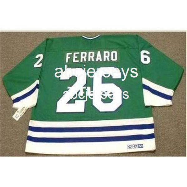 #26 ray ferraro hartford whalers 1989 ccm tk away hockey jersey stitch any name number, Black
#26 ray ferraro hartford whalers 1989 ccm tk away hockey jersey stitch any name number, Black