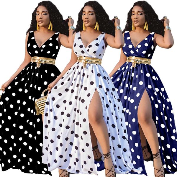 summer ladies boho dress v-neck short-sleeved beach casual polka dot print long retro party, Black;gray
summer ladies boho dress v-neck short-sleeved beach casual polka dot print long retro party, Black;gray