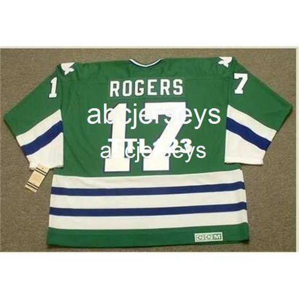 #17 mike rogers hartford whalers 1979 ccm vintage hockey jersey stitch any name number, Black
#17 mike rogers hartford whalers 1979 ccm vintage hockey jersey stitch any name number, Black