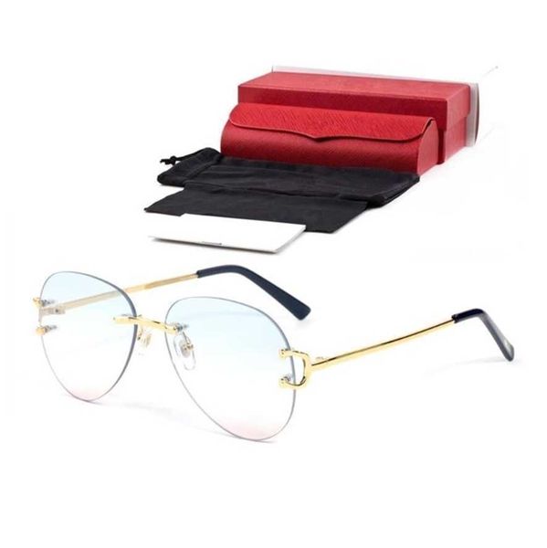 sunglasses accessories series blue rectangular sunglasses rimless men's metal design square women's gradient lens frame, White;black
sunglasses accessories series blue rectangular sunglasses rimless men's metal design square women's gradient lens frame, White;black