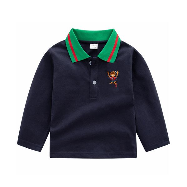 Spring Children Long Sleeve Polo Tshirts Cotton Primary School Uniform White Turn-down Collar Costume for Kids Girls, Navy blue
Spring Children Long Sleeve Polo Tshirts Cotton Primary School Uniform White Turn-down Collar Costume for Kids Girls, Navy blue