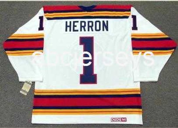 men vintage #1 denis herron kansas city scouts 1975 ccm hockey jersey custom any name number, Black
men vintage #1 denis herron kansas city scouts 1975 ccm hockey jersey custom any name number, Black