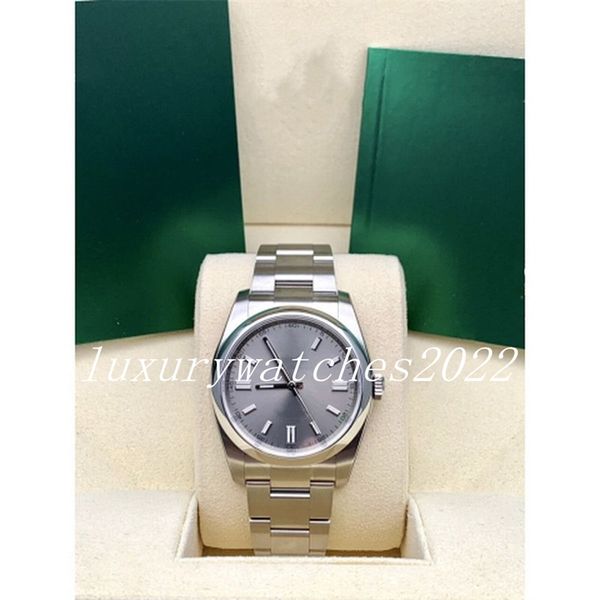 luxury mens watch nf v5 version 36mm 2813 sports movement automatic mechanical silver dial 904l stainless steel fashion luminous wristwatch, Slivery;brown
luxury mens watch nf v5 version 36mm 2813 sports movement automatic mechanical silver dial 904l stainless steel fashion luminous wristwatch, Slivery;brown