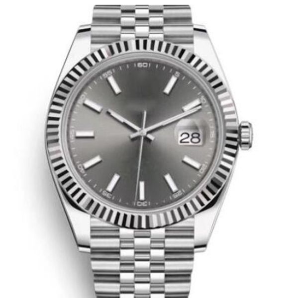 new st9 rx men's automatic mechanical watch datejust gray dial fluted bezel 116333 126334 stainless steel case 2813 asian movement wris, Slivery;brown
new st9 rx men's automatic mechanical watch datejust gray dial fluted bezel 116333 126334 stainless steel case 2813 asian movement wris, Slivery;brown