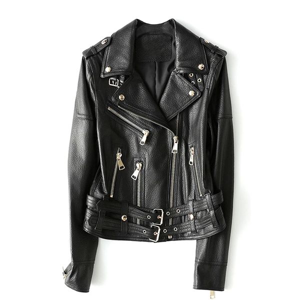 fashion leather jacket street women real sheep skin female black genuine leather short motorcycle jackets
fashion leather jacket street women real sheep skin female black genuine leather short motorcycle jackets