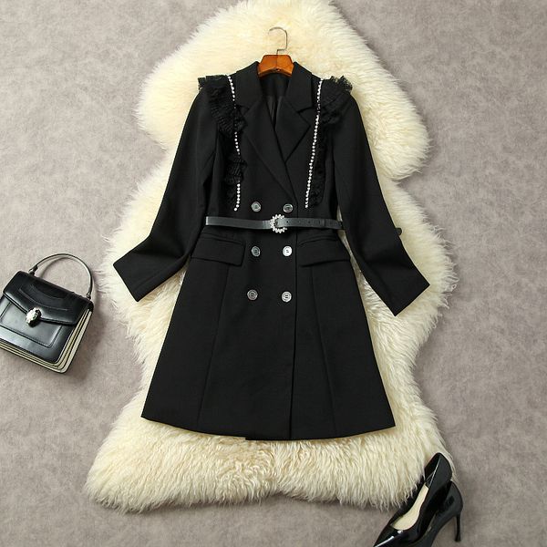 casual dresses new european and american women's wear for winter 2022 long sleeved suit with double breasted collar fashionable belt dr, Black;gray
casual dresses new european and american women's wear for winter 2022 long sleeved suit with double breasted collar fashionable belt dr, Black;gray