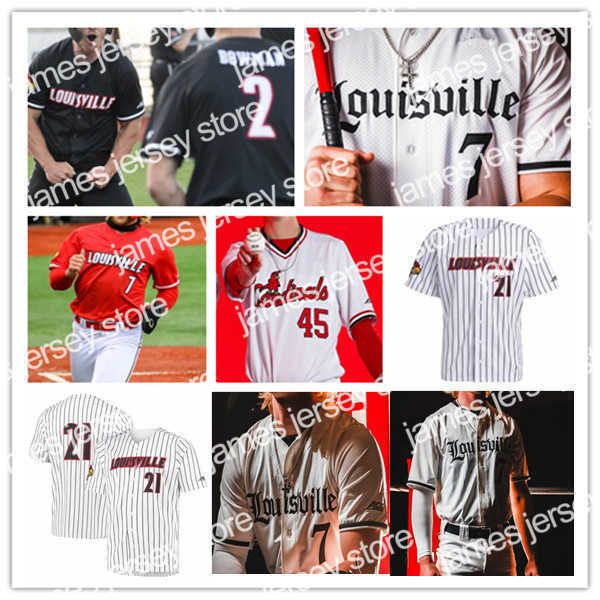 college baseball wears ncaa college louisville baseball jersey custom jack payton christian knapczyk logan beard kade grundy michael proseck, Black
college baseball wears ncaa college louisville baseball jersey custom jack payton christian knapczyk logan beard kade grundy michael proseck, Black