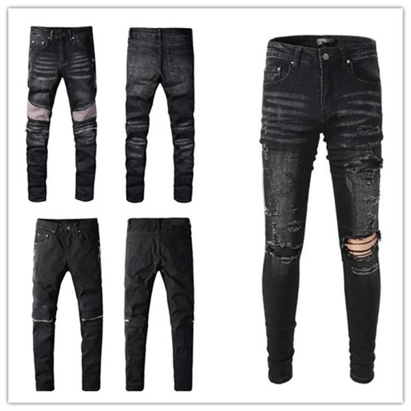 22ss designer jeans fashion mens jeans distressed black ripped biker slim fit motorcycle damaged patchwork trousers denim for men casual hip, Blue
22ss designer jeans fashion mens jeans distressed black ripped biker slim fit motorcycle damaged patchwork trousers denim for men casual hip, Blue