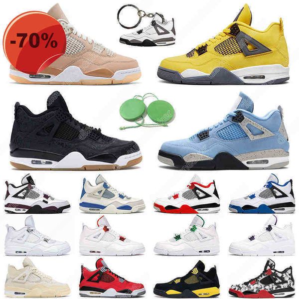 5.5-13 men basketball shoes 4s 4 sail fire red black cat white cement cool grey men trainer sports sneakers
5.5-13 men basketball shoes 4s 4 sail fire red black cat white cement cool grey men trainer sports sneakers