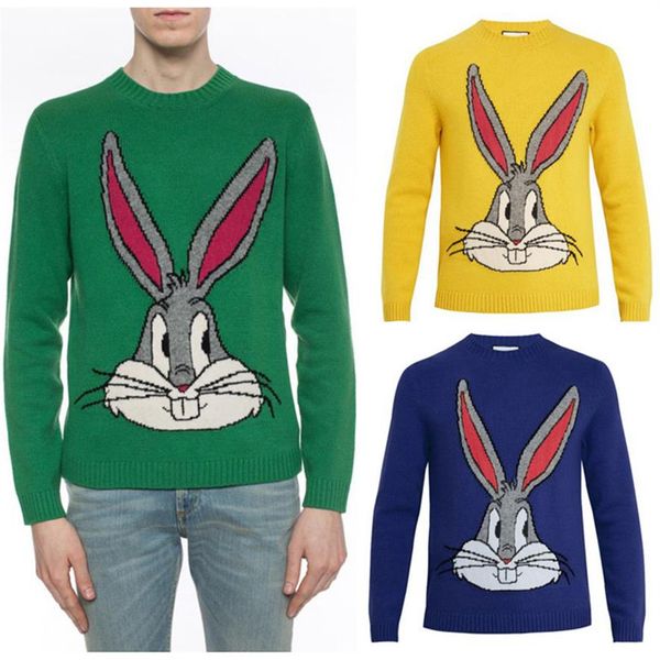 rrabbit wool sweaters jumper 2019 f w men o-neck long sleeve knitted pullover sequins applique black gray210q, White;black
rrabbit wool sweaters jumper 2019 f w men o-neck long sleeve knitted pullover sequins applique black gray210q, White;black