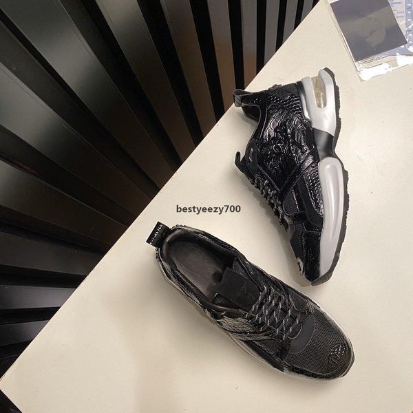 designer shoes fashion luxury shoes men's leather lace-up platform oversized sole sneakers white casual shoes si dzu philipps pleins sd, Black
designer shoes fashion luxury shoes men's leather lace-up platform oversized sole sneakers white casual shoes si dzu philipps pleins sd, Black
